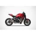 ZARD Full 2-1-2 Exhaust for 2016+ Ducati Monster 1200 R and  2017+ Monster 1200 / S
