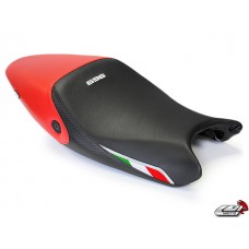 LUIMOTO Team Italia Rider Seat Cover for the DUCATI MONSTER 1100 / 796 / 795 / 696