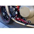 DBK Special Parts (Ducabike) Adjustable Rearsets for the Ducati Hypermotard 796/1100 and Multistrada 620/1000/1100 DBK Special Parts (Ducabike) Adjustable Rearsets for the Ducati Hypermotard 796/1100 and Multistrada 620/1000/1100