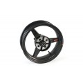 BST Diamond TEK 3 Spoke Carbon Fiber Front / Rear Wheel for the Kawasaki Z125 Pro - 3.5 x 12