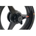 BST Diamond TEK 3 Spoke Carbon Fiber Rear Wheel for the Kawasaki Z125 Pro - 4.0 x 12