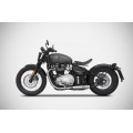 ZARD Low Stainless Slip-ons for Triumph Bobber 1200 (2016+) ZARD Low Stainless Slip-ons for Triumph Bobber 1200 (2016+)
