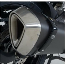 R&G Racing Exhaust Protectors for Extra Large Exhaust Cans such as Aprilia Caponord 1200 '13-'15