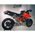 ZARD Top Gun Dual Slip-on Exhaust System for Ducati Hypermotard 1100 / Evo & 796