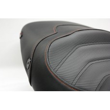 LUIMOTO (Cafe Line) Rider Seat Covers for the Triumph SPEED TRIPLE (08-10)