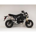 Hindle Exhaust for Honda Grom (13-16) with Evolution Carbon Fiber Muffler w/ Carbon Tip Hindle Exhaust for Honda Grom (13-16) with Evolution Carbon Fiber Muffler w/ Carbon Tip