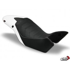 LUIMOTO (Cafe Line) Rider Seat Covers for the Triumph SPEED TRIPLE (11-15)