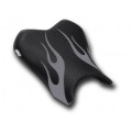 LUIMOTO (Flame Edition) Rider Seat Covers for the YAMAHA YZF-R6 (06-07)