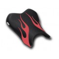 LUIMOTO (Flame Edition) Rider Seat Covers for the YAMAHA YZF-R6 (06-07)