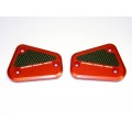 DBK Special Parts (Ducabike) Billet Front Brake & Clutch Reservoir Caps for the Ducati GT 1000 Multistrada 1000 ST3/ST4S and Streetfighter/S DBK Special Parts (Ducabike) Billet Front Brake & Clutch Reservoir Caps for the Ducati GT 1000 Multistrada 1000 ST3/ST4S and Streetfighter/S