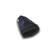 LUIMOTO (Flame Edition) Passenger Seat Covers for the YAMAHA YZF-R6 (06-07)