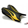 LUIMOTO (Flame Edition) Rider Seat Covers for the YAMAHA YZF-R6 (08-16) LUIMOTO (Flame Edition) Rider Seat Covers for the YAMAHA YZF-R6 (08-16)
