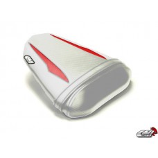 LUIMOTO (Raven Edition) Passenger Seat Covers for the YAMAHA YZF-R6 (08-16)