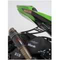 R&G Racing Exhaust Hanger & Rear Footrest Blanking Plate for Kawasaki ZX6R '09-'15
