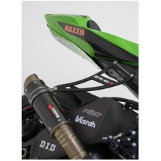 R&G Racing Exhaust Hanger & Rear Footrest Blanking Plate for Kawasaki ZX6R '09-'15