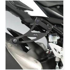 R&G Racing Exhaust Hanger + Rear Footrest Blanking Plate  Suzuki GSR750 '11-16