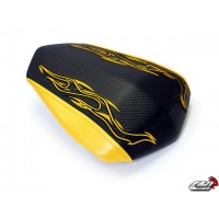LUIMOTO Flame Edition Passenger Seat Cover for the YAMAHA R1 (09-14) LUIMOTO Flame Edition Passenger Seat Cover for the YAMAHA R1 (09-14)