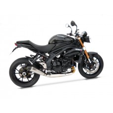 ZARD Conical Low mount Slip-on Exhaust for Triumph Speed Triple (2011+)