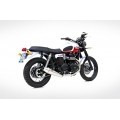 ZARD Low Mount Cone style Exhaust for Triumph Bonneville, Thruxton, and Scrambler ZARD Low Mount Cone style Exhaust for Triumph Bonneville, Thruxton, and Scrambler