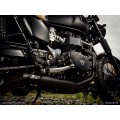 ZARD 'CROSS' Conical Exhaust for Triumph Scrambler Thruxton and Bonneville ZARD 'CROSS' Conical Exhaust for Triumph Scrambler Thruxton and Bonneville