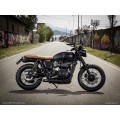 ZARD 'CROSS' Conical Exhaust for Triumph Scrambler Thruxton and Bonneville ZARD 'CROSS' Conical Exhaust for Triumph Scrambler Thruxton and Bonneville