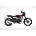 ZARD Low Mount Cone style Exhaust for Triumph Bonneville, Thruxton, and Scrambler ZARD Low Mount Cone style Exhaust for Triumph Bonneville, Thruxton, and Scrambler