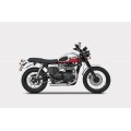 ZARD 'CROSS' Conical Exhaust for Triumph Scrambler Thruxton and Bonneville ZARD 'CROSS' Conical Exhaust for Triumph Scrambler Thruxton and Bonneville