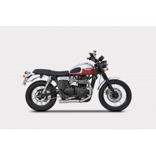 ZARD 'CROSS' Conical Exhaust for Triumph Scrambler  Thruxton and Bonneville