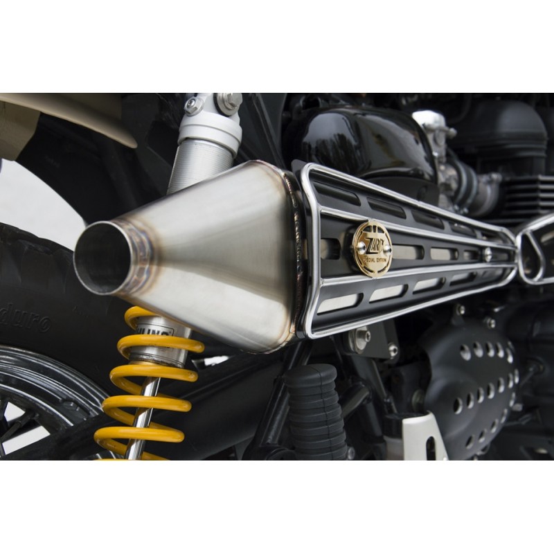 ZARD 2>1 STEEL RACING GOLD EDITION FULL KIT Exhaust for Triumph Scrambler