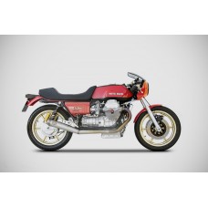 ZARD Exhaust for Moto Guzzi Le Mans 850, II, or III (Also called CX100)