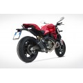 ZARD Slip-on Exhaust for Ducati Monster 821