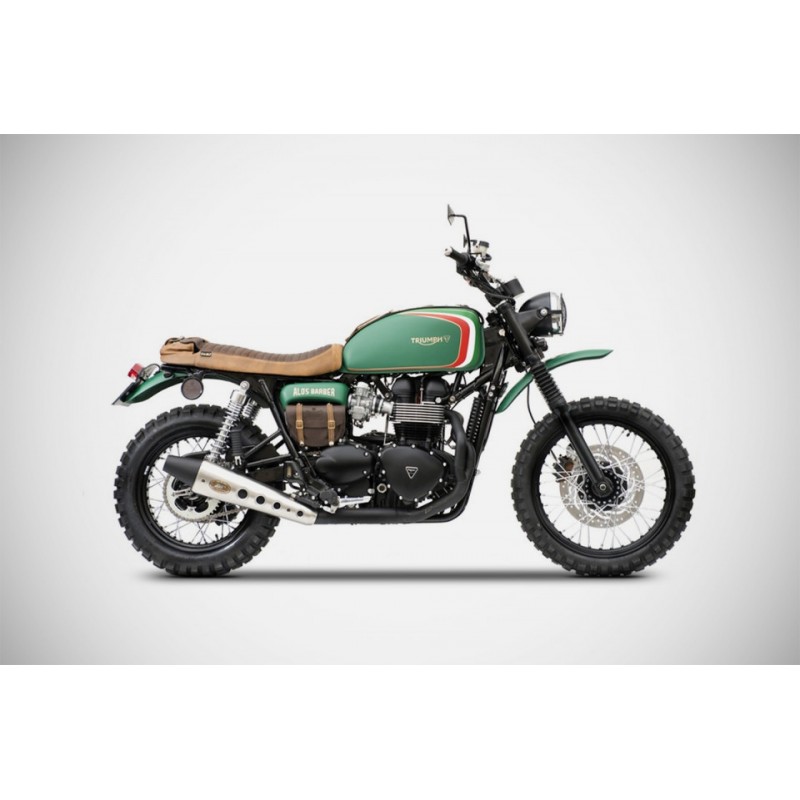 ZARD 2>1 STEEL RACING UNICA EDITION FULL KIT Exhaust for Triumph Scrambler