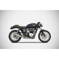 ZARD 'BAD CHILD' 2 into 1 Full Exhaust for Triumph Scrambler Thruxton and Bonneville ZARD 'BAD CHILD' 2 into 1 Full Exhaust for Triumph Scrambler Thruxton and Bonneville