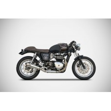 ZARD 'BAD CHILD' 2 into 1 Full Exhaust for Triumph Scrambler  Thruxton and Bonneville