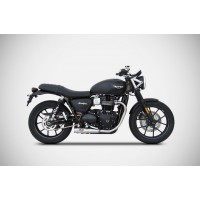 ZARD Stainless Slip-ons for Triumph Street Twin ZARD Stainless Slip-ons for Triumph Street Twin