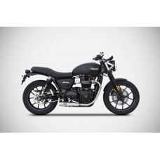 ZARD Stainless Slip-ons for Triumph Street Twin