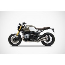 ZARD NEW Full Titanium 2-1-2 Racing (Stacked Mufflers) Exhaust for the BMW R NineT