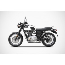 ZARD 2-2 Exhaust System for the Bonneville T-120 (2016+) - KEEPS OE CAT