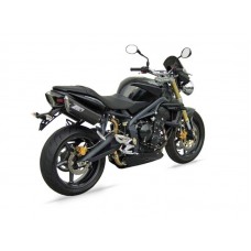 ZARD High Mount Penta Version Exhaust for Triumph Street Triple (2010-2012)