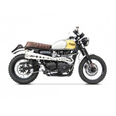 ZARD Short High Mount Exhaust for Triumph Scrambler