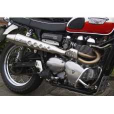 ZARD High Mount Cone style Exhaust for Triumph Scrambler ZARD High Mount Cone style Exhaust for Triumph Scrambler