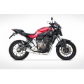 ZARD Full Exhaust for Yamaha FZ-07 (MT-07) (14-20) and XSR700 (2016+) ZARD Full Exhaust for Yamaha FZ-07 (MT-07) (14-20) and XSR700 (2016+)