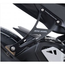 R&G Racing Exhaust Hanger for Kawasaki ZX10R '11-'15 (w/ foot rest blanking plate)
