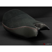 LUIMOTO Diamond Edition Seat Cover for the DP Comfort Seat for the DUCATI PANIGALE 1299 / 1199 / 959 / 899 / Superleggera LUIMOTO Diamond Edition Seat Cover for the DP Comfort Seat for the DUCATI PANIGALE 1299 / 1199 / 959 / 899 / Superleggera