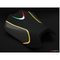 LUIMOTO TEAM ITALIA Rider Seat Covers for the Aprilia TUONO V4 (11-21)