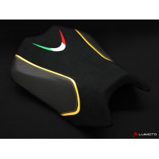 LUIMOTO TEAM ITALIA Rider Seat Covers for the Aprilia TUONO V4 (11-21)