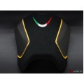LUIMOTO TEAM ITALIA Rider Seat Covers for the Aprilia TUONO V4 (11-21)