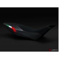LUIMOTO Team Italia Rider Seat Cover for the Aprilia DORSODURO 1200 / 900 / 750 LUIMOTO Team Italia Rider Seat Cover for the Aprilia DORSODURO 1200 / 900 / 750