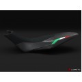 LUIMOTO Team Italia Rider Seat Cover for the Aprilia DORSODURO 1200 / 900 / 750 LUIMOTO Team Italia Rider Seat Cover for the Aprilia DORSODURO 1200 / 900 / 750