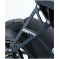 R&G Racing Exhaust Hanger Kit w/ Left Hand Footrest Blanking Plate for Erik Buell Racing (EBR) / Buell 1190 RX / SX / RS